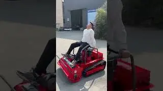 Remote control flail mower #brushcutter #grasscutter #remotecontrolmower #flailmower #mower