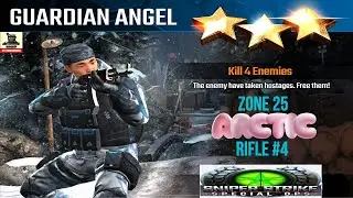 Campaign Zone 25 Arctic Guardian Angel Rifle mission #4 Sniper strike : special ops