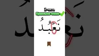 Правильное чтение. Таджвид