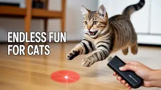 Лазерная указка для кошек | Игрушка 3-в-1 с зарядкой от USB