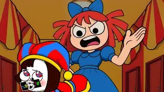 ( TADC) RAGATHA is ANGRY || Ring the bell game| BY Pomni Sprunky OC #sprunkiincredibox