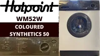 Hotpoint First Edition 1000 WM52W Washing Machine - [F] Coloured Synthetics 50