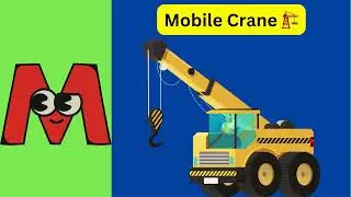 🏗️ ABC Construction Vehicles Song | Learn A to Z Construction Machines! 🚜🎵 | #abcd #kids