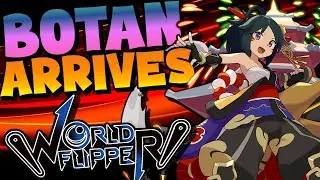 Botan Explodes Thunder Skill Damage to the Front Line!!! | World Flipper