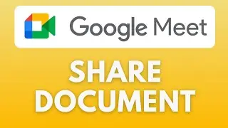 Как поделиться документом в Google Meet