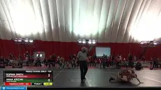 Middle School Girls 105 Sophia Smith Arizona Girls Wrestling Vs Anna Krizan Unattached
