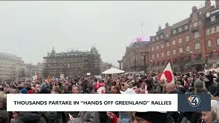 Thousands partake in Hands Off Greenland rallies