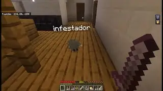 cuidando da minha tra&ccedil;a chamada de infestador no minecraft
