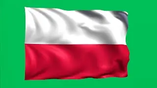 Poland Flag Animated | Green Screen | 4K | Global Kreators