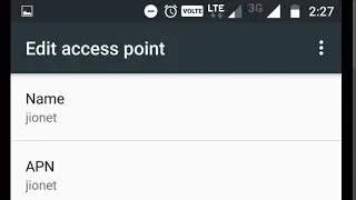 Reliance Jio 4G LTE APN Settings