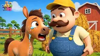 Old Mcdonalds had a farm | Horse Thief Caught! 🚓🐎 | Farmer Happy Ending