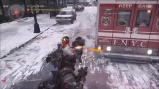 Tom Clancy's The Division 2 man Manhunt Gold Hybrid Build