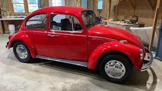1968 VW Beetle standard 1500 Red