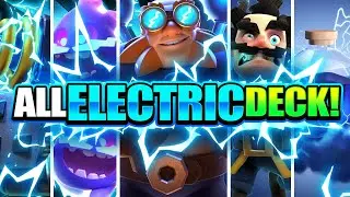 *New* 100% ALL ELECTRIC DECK ACTUALLY DOMINATES IN CLASH ROYALE! 😱