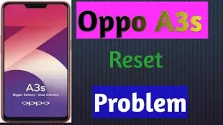 Oppo A3s Reset problem |Wipe data| Hard reset problem