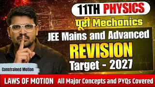 LECTURE 1 || NLM Constant Velocity | Newton&rsquo;s Laws of Motion Revision | JEE Physics Mechanics