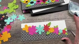 How to make the HAPPIEST Slimline Card ever with lots of tips and tricks!