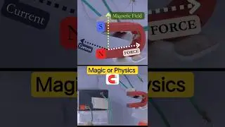 Fleming&rsquo;s Left-Hand Rule Explained in 60s! ⚡#class10 #experiment #physics #foryou
