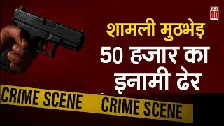 Shamli Encounter:50 हजार का इनामी हिस्ट्रीशीटर ढेर! देर रात पुलिस&ndash;बदमाश मुठभेड़ से मचा हड़कंप|News80