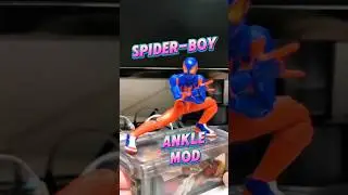 Spider-Boy Ankle Mod Marvel Legends Hasbro Pulse Action Figure Fix Custom Retro Spiderverse