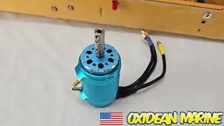 Oxi-Digger Wooden Rigger Rc Boat custom setup for a customer