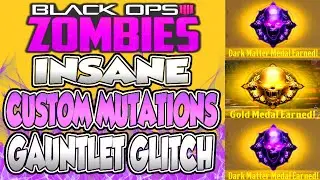 BO4 CUSTOM MUTATIONS GAUNTLET XP ZOMBIES GLITCH (After Patch 1.25) - BO4 ZOMBIE GLITCHES