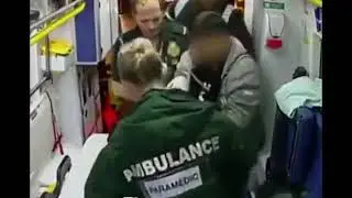British Ambulance staff speaking in Punjabi with a Drunk Sardar Jee