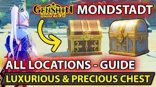 Genshin Impact All (Luxurious Chest & Precious Chest) Locations In Mondstadt Full Guide
