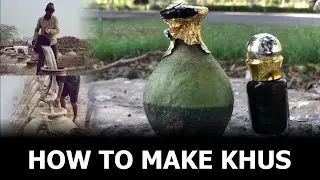 How to make Pure Organic #khus @usmanbaigfragrances #india #kannuj || 03234706471