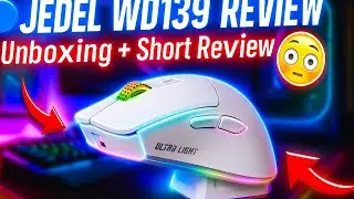 JEDEL WD139 Review 🔥 | Unboxing of Budget RGB Wireless Mouse!