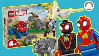 FIRST-EVER LEGO Ghost Spider & Rhino Dino 🦖 LEGO Marvel 11199 Team Spidey Dino Crawler Speed Build