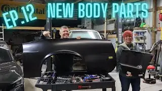 CJ Pony Parts Classic Mustang Quarter Panels & Battery Apron Kit - 1970 Ford Mustang- EP. 12