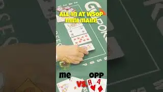 All-in for my tournament life in WSOP! #pokervlog #pokervlogger