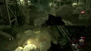 CoD Black Ops - Zombies - Moon - Split Screen Co Op - First Attempts