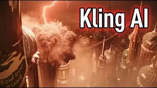 Elphaba destroying the Emerald City -  Created with Kling AI VFX