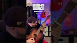 Memories by Maroon 5 Guitar Tutorial Lesson! #shorts #guitar #youtubeshorts #music #guitarra