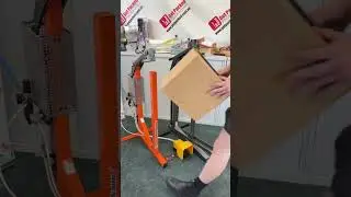 Treadle Stapler - Foot Operated Bottom Carton Sealer #packaging