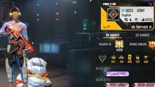 V badge Player in my game😲😲@boss army yt they call us @ajjubhai 😂😂