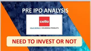 Cello World IPO Review | Apply Or Not? | LP Trading Academy Analysis