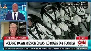Генеральный директор AIAA Дэн Дамбахер рассказал на CNN о том, чему мы научимся в ходе исторической миссии Polaris Dawn.