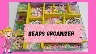 DIY organizer for beads/ multipurpose storage box diy/ beads organizer #diy 