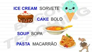 COMIDAS E BEBIDAS EM INGLÊS