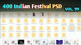 2023 Indian Festival Poster PSD Free Download || 400 Indian Festival Poster PSD || Mohit Studio97