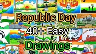 Republic Day Drawing Ideas / Easy Republic Day Drawing Images / Competition Ideas #trending