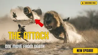 Lions and African Wild Dogs BATTLE for Savannah Supremacy
