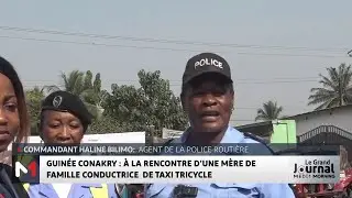 Guinée Conakry : à la rencontre d'une mère de famille conductrice de taxi tricycle