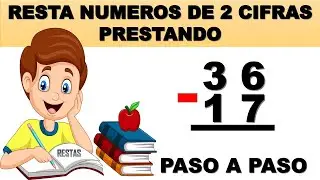 RESTA DE NUMEROS DE DOS (2) CIFRAS PRESTANDO PARA NIÑOS DE PRIMARIA