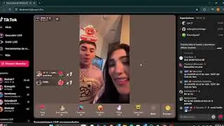 Jlexis y dani barranco se besan nuevamente en live tiktok