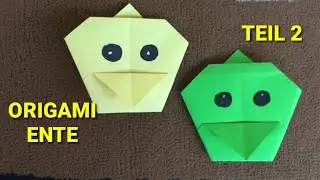 Origami Ente Einfach - Origami Ente Falten - Papier falten