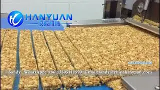 Rice Bar Cutting Equipment Rice Candy Bar Packing Machine#ricebarmachine#ricebarmachine
